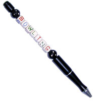 Ручка с 8 кубиками "Боулинг" Beaded Bowling Pen 