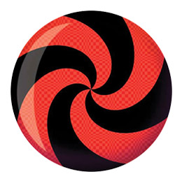Шар для боулинга Viz-A-Ball Spiral Red/Black