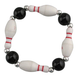 Ball & Pins Charm Bracelet Браслет на руку шары и кегли