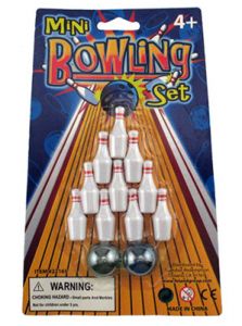 Mini Bowling Set Детский набор 10 кеглей+2 шара 